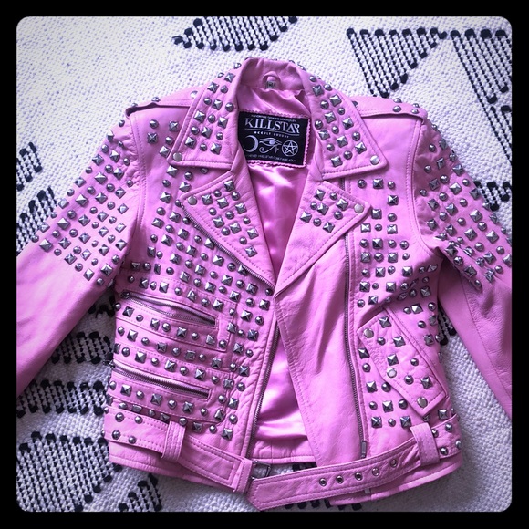 killstar studded leather jacket